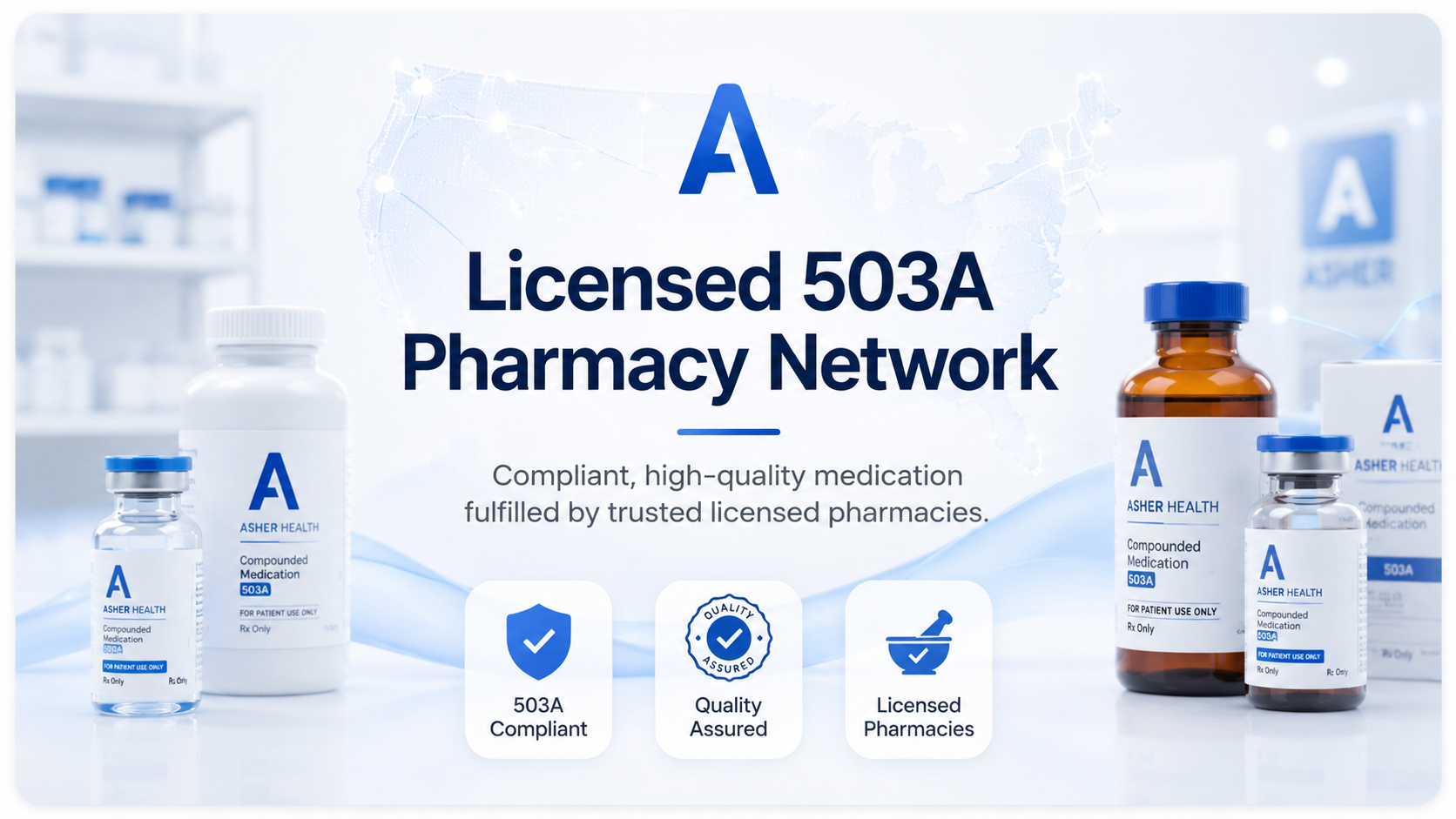 Network of licensed 503A pharmacies